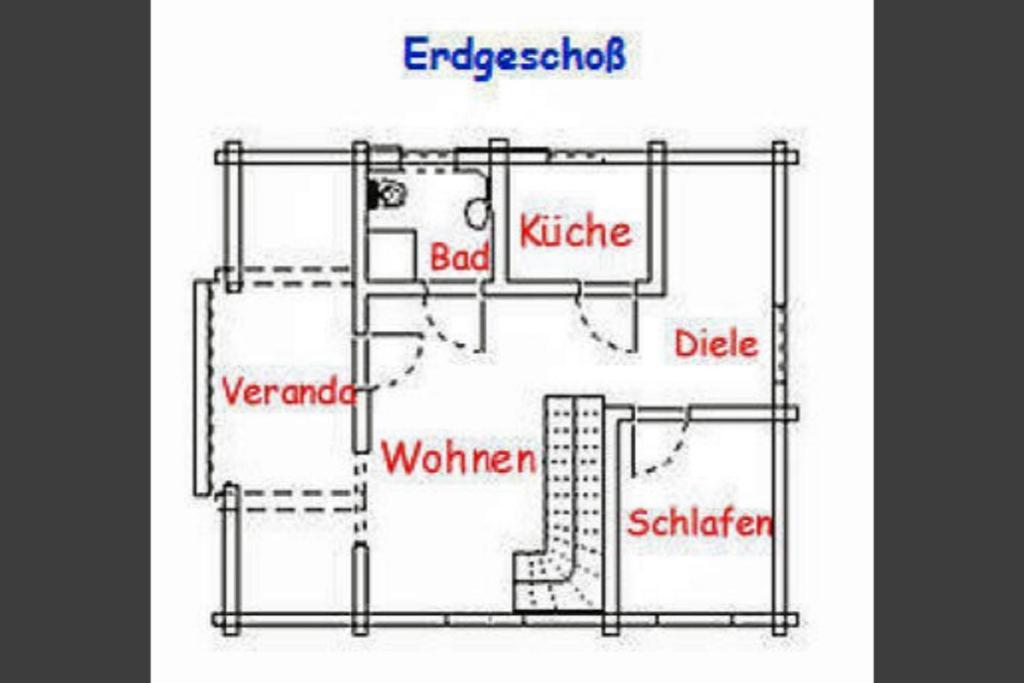 Mein Blockhaus Hasselberg  Exterior foto